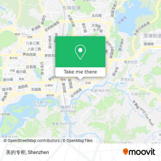 美的专柜 map