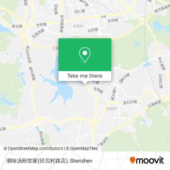 潮味汤粉世家(径贝村路店) map