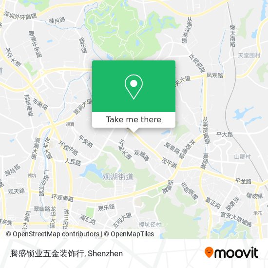 腾盛锁业五金装饰行 map