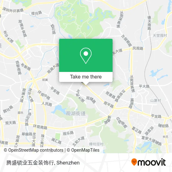 腾盛锁业五金装饰行 map