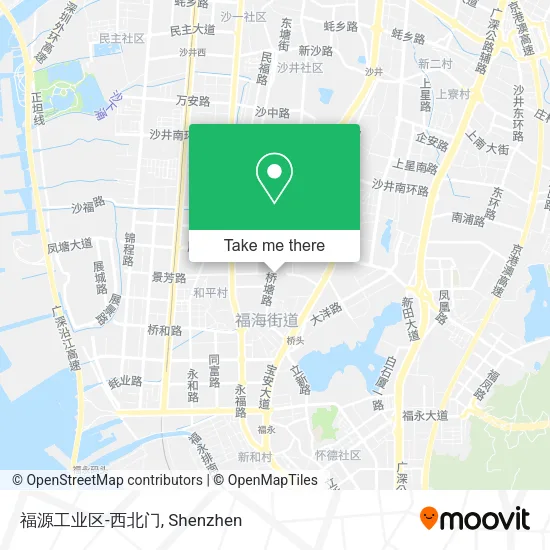 福源工业区-西北门 map