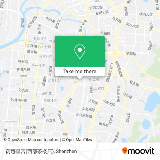芮娜皇宫(西部茶楼店) map
