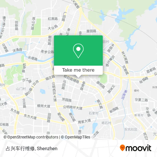 占兴车行维修 map