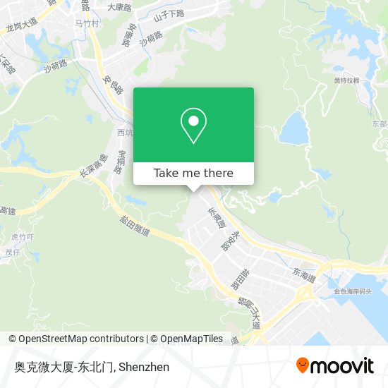 奥克微大厦-东北门 map