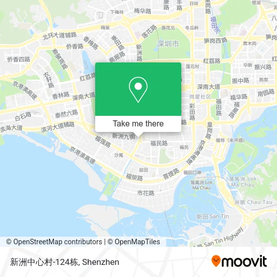 新洲中心村-124栋 map