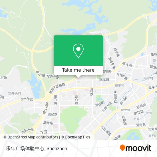 乐年广场体验中心 map