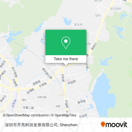 深圳市开亮科技发展有限公司 map