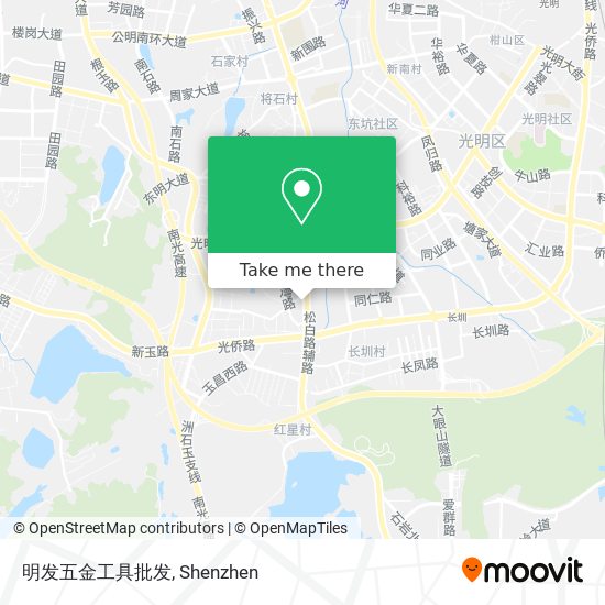 明发五金工具批发 map