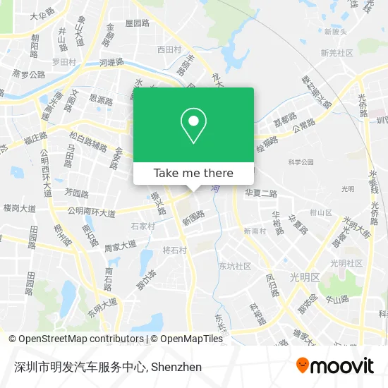 深圳市明发汽车服务中心 map
