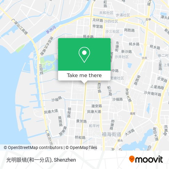光明眼镜(和一分店) map