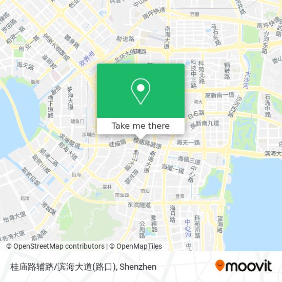 桂庙路辅路/滨海大道(路口) map
