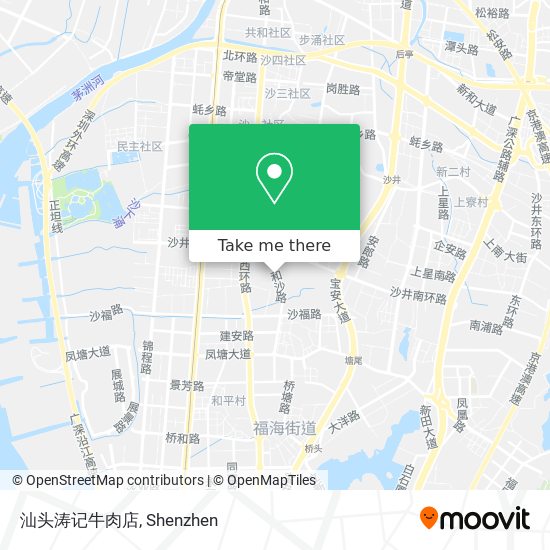 汕头涛记牛肉店 map