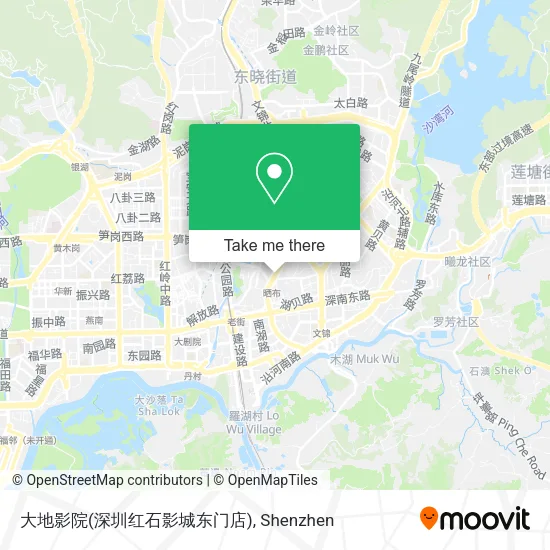 大地影院(深圳红石影城东门店) map