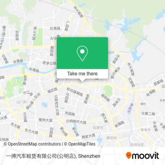 一搏汽车租赁有限公司(公明店) map
