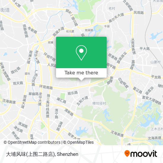 大埔风味(上围二路店) map