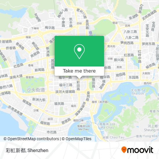 彩虹新都 map