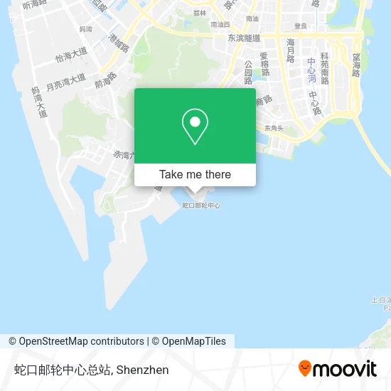 蛇口邮轮中心总站 map