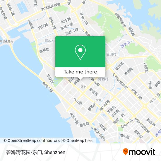 碧海湾花园-东门 map