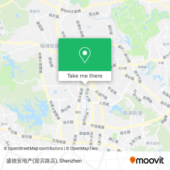 盛德安地产(迎滨路店) map