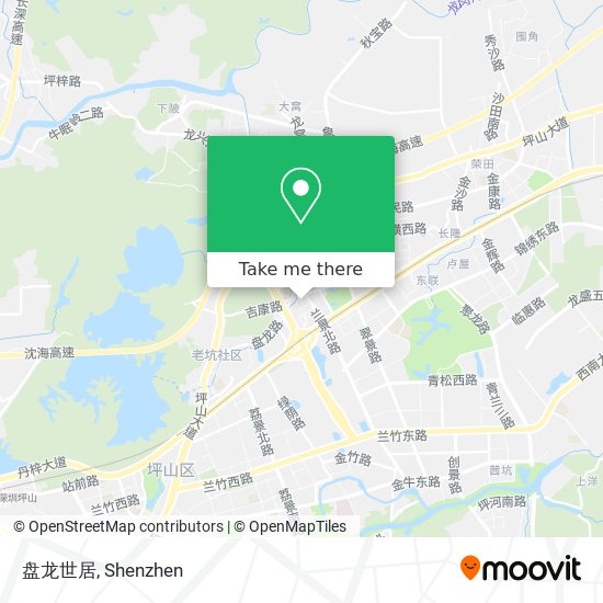 盘龙世居 map