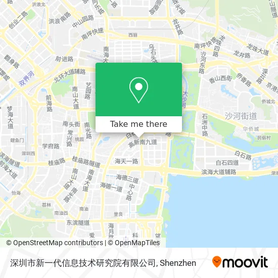 深圳市新一代信息技术研究院有限公司 map