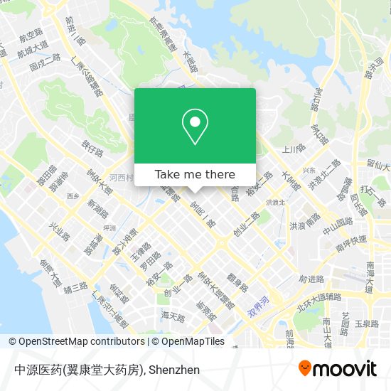 中源医药(翼康堂大药房) map