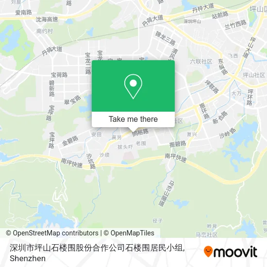 深圳市坪山石楼围股份合作公司石楼围居民小组 map