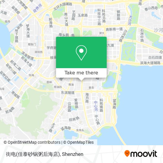 街电(佳泰砂锅粥后海店) map