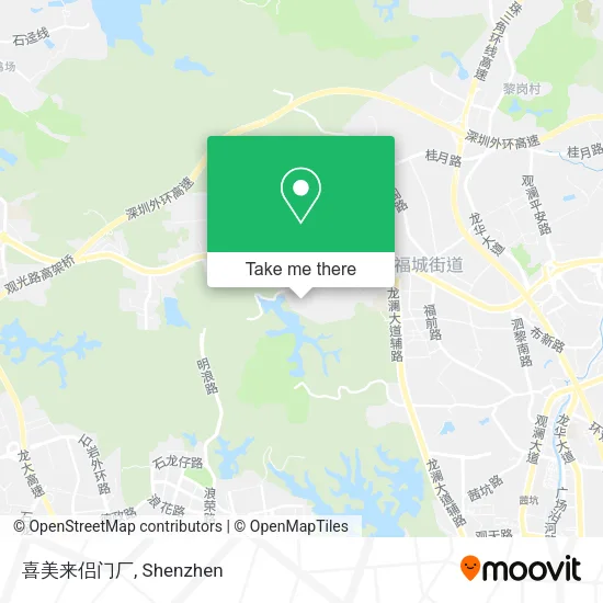 喜美来侣门厂 map