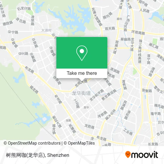 树熊网咖(龙华店) map