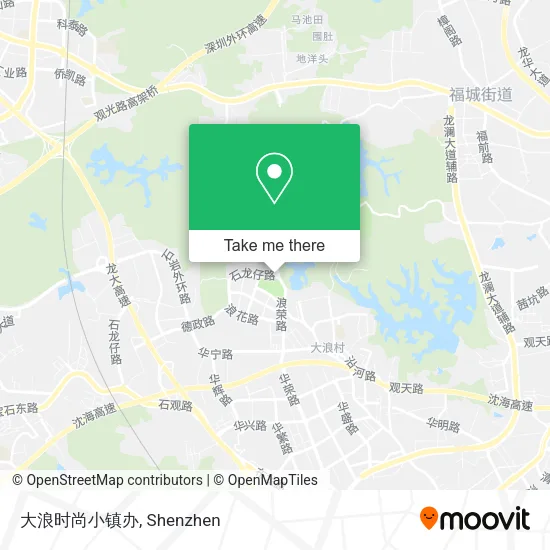 大浪时尚小镇办 map