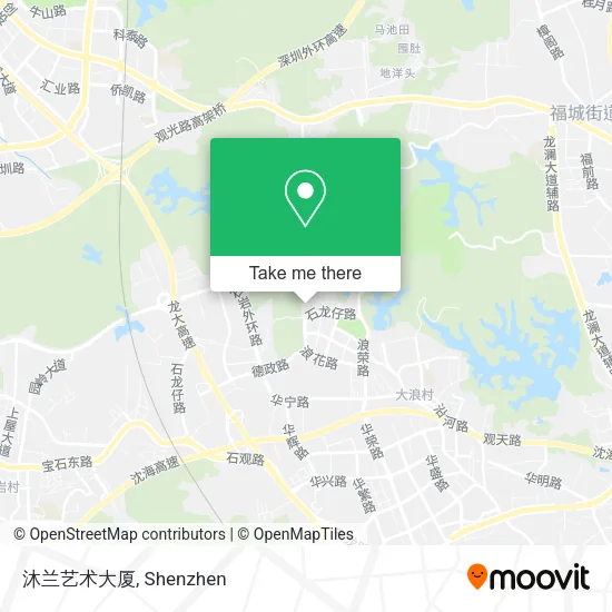 沐兰艺术大厦 map