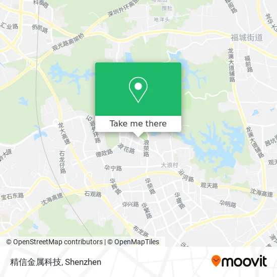 精信金属科技 map