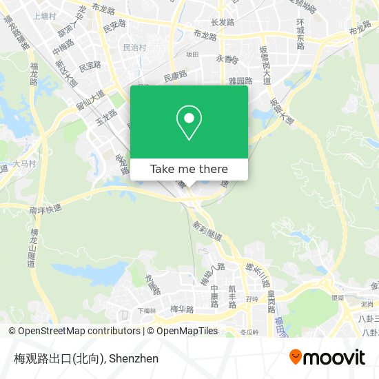 梅观路出口(北向) map