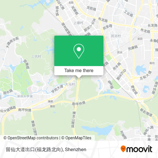 留仙大道出口(福龙路北向) map