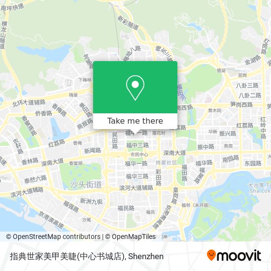 指典世家美甲美睫(中心书城店) map