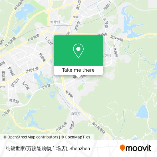 纯银世家(万骏隆购物广场店) map