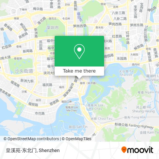 皇溪苑-东北门 map