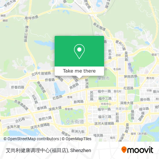 艾尚利健康调理中心(福田店) map