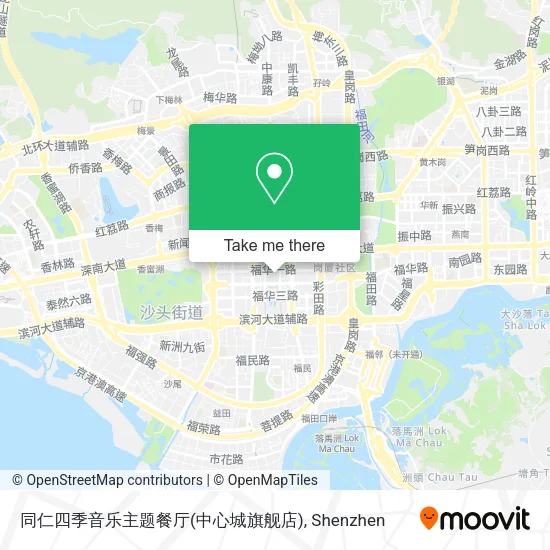 同仁四季音乐主题餐厅(中心城旗舰店) map