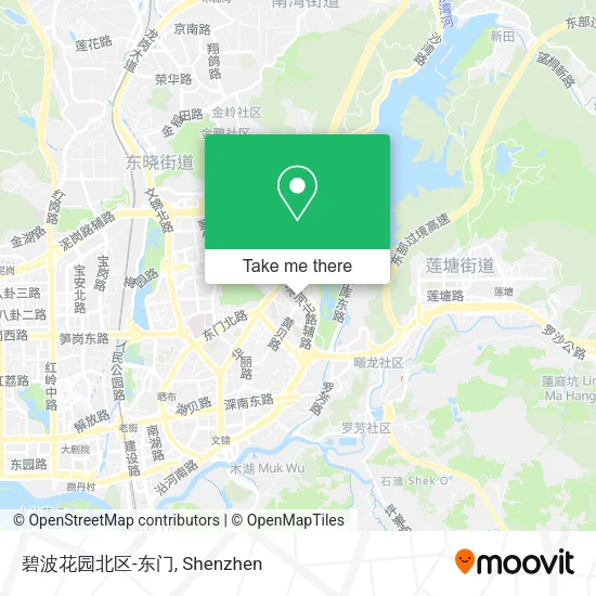 碧波花园北区-东门 map