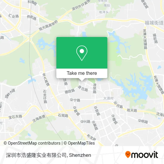 深圳市浩盛隆实业有限公司 map