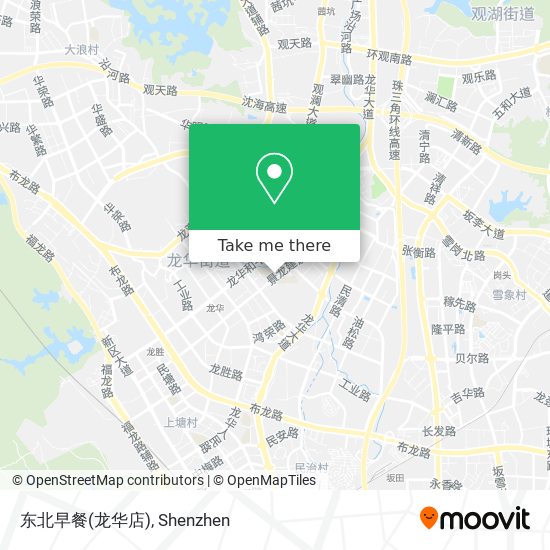 东北早餐(龙华店) map