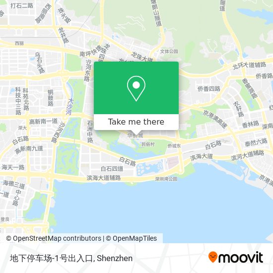 地下停车场-1号出入口 map