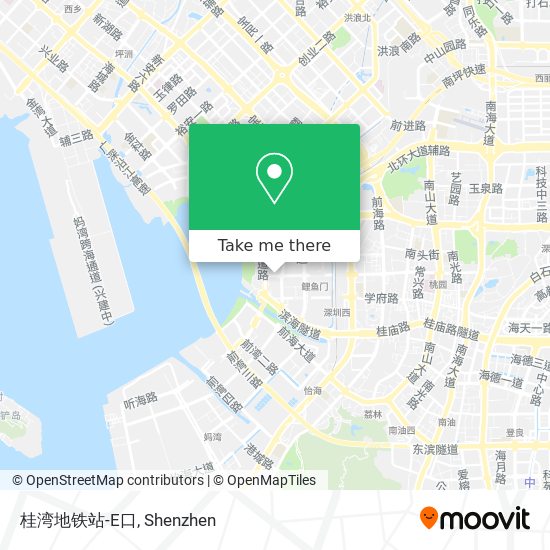桂湾地铁站-E口 map