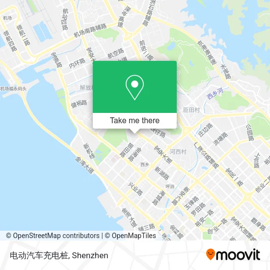 电动汽车充电桩 map