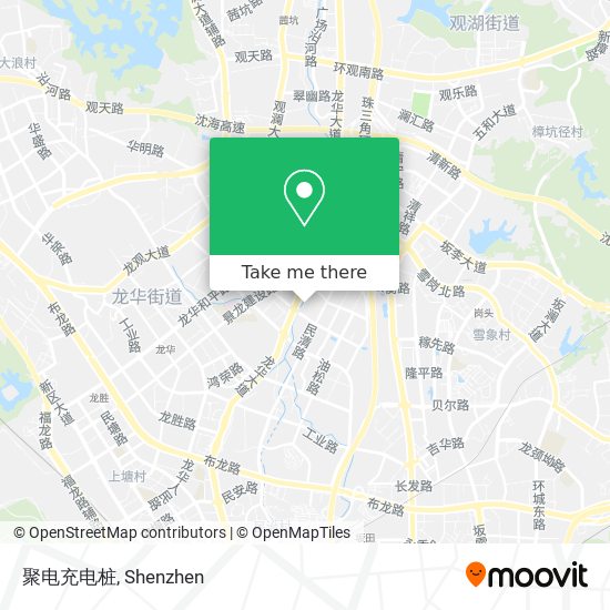 聚电充电桩 map