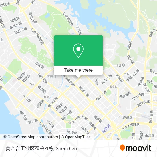 黄金台工业区宿舍-1栋 map