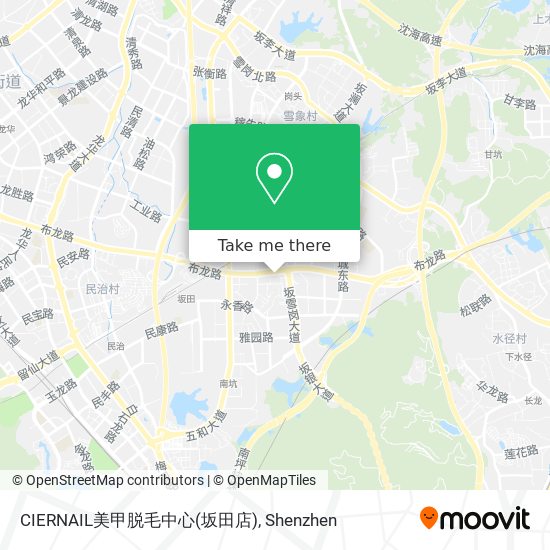 CIERNAIL美甲脱毛中心(坂田店) map