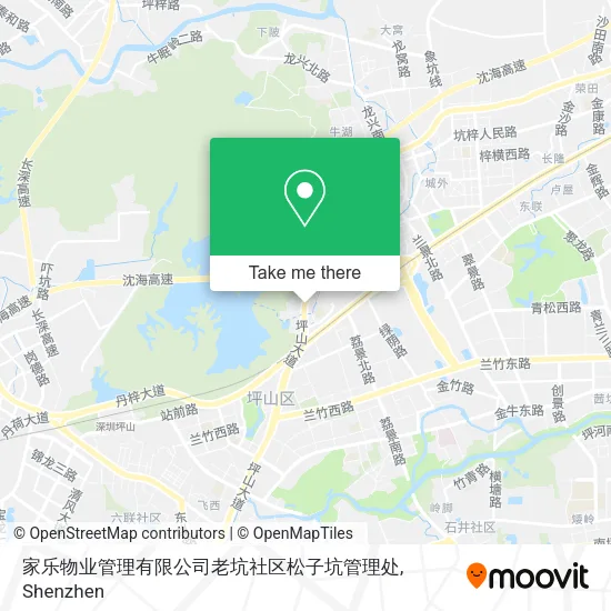 家乐物业管理有限公司老坑社区松子坑管理处 map